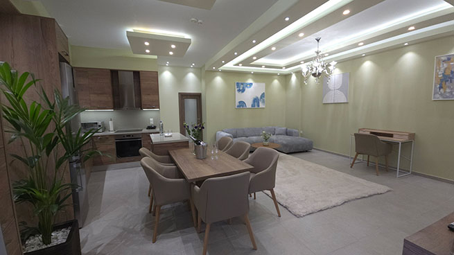 LIVING AND DINING ROOM 